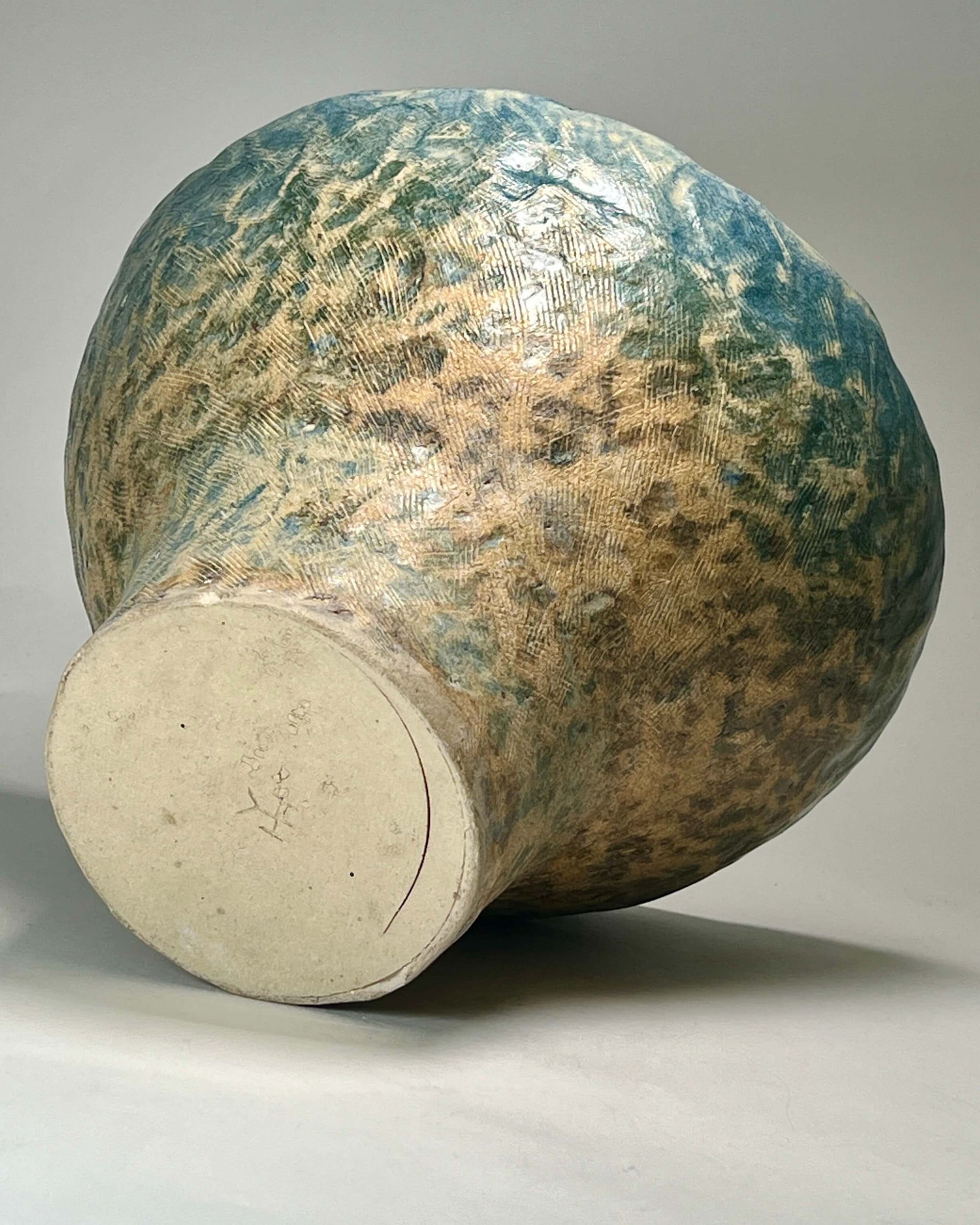 Large Wabi-Sabi Style Earth Vase